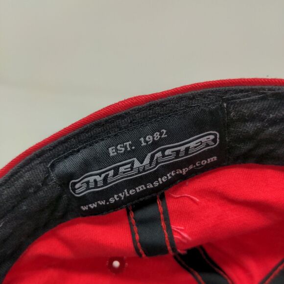 Drink Smart Mens Strapback Jim Beam Racing Hat Robby Gordon Motorsports Red OSFA - Picture 14 of 14